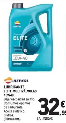 E.Leclerc Repsol lubricante elite multiválvulas 10w40 oferta