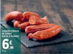 E.Leclerc Chorizo fresco de cerdo dulce o picante oferta