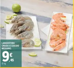 E.Leclerc Langostino crudo o cocido mediano oferta