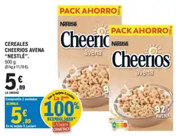 E.Leclerc Nestlé Cheerios avena oferta
