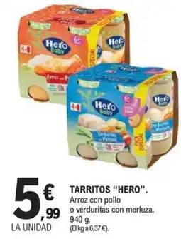 E.Leclerc Hero Baby tarritos oferta