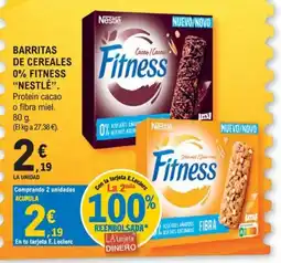 E.Leclerc Nestlé Fitness barritas de cereales 0% oferta