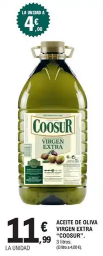 E.Leclerc Coosur aceite de oliva virgen extra oferta