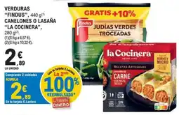 E.Leclerc La cocinera Findus judías verdes troceadas oferta
