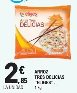 E.Leclerc eliges arroz tres delicias oferta