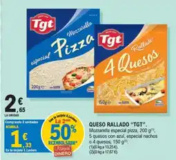 E.Leclerc Tgt mozzarella pizza especial oferta