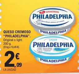 E.Leclerc philadelphia queso cremoso oferta