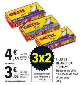 E.Leclerc ortiz filetes de anchoa oferta