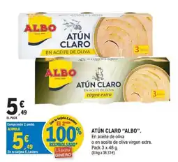E.Leclerc Albo atún claro oferta