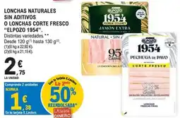 E.Leclerc Elpozo lonchas naturales sin aditivos oferta