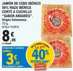 E.Leclerc Jamón de cebo ibérico oferta