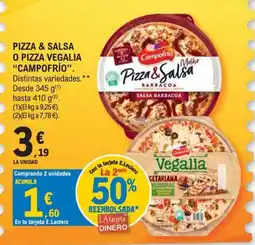 E.Leclerc Campofrío pizza & salsa oferta