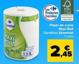 Carrefour Express Carrefour - paper de cuina maxi roll essential oferta