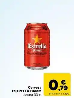 Carrefour Express Estrella damm - cervesa oferta