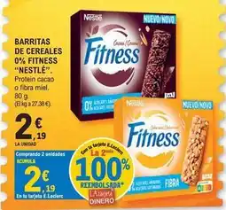 E.Leclerc Nestlé - barritas de cereales 0% fitness oferta