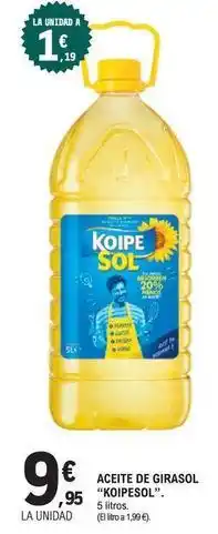 E.Leclerc Koipesol - aceite de girasol oferta