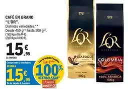 E.Leclerc L'or - café en grano oferta