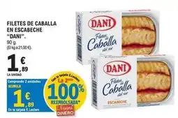 E.Leclerc Dani - filetes de caballa en escabeche oferta