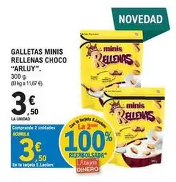 E.Leclerc Arluy - galletas minis rellenas choco oferta