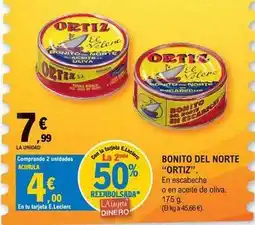 E.Leclerc Ortiz - bonito del norte en escabeche o en aceite de oliva oferta