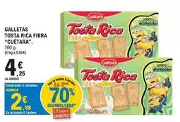 E.Leclerc Cuétara - galletas tosta rica fibra oferta
