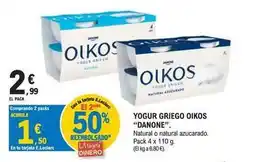 E.Leclerc Danone - yogur griego oikos oferta