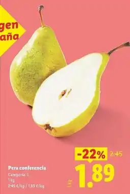 Lidl Pera conferencia oferta