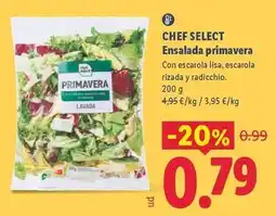 Lidl Chef select - ensalada primavera oferta