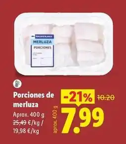 Lidl Porciones de merluza oferta