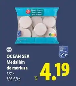 Lidl Ocean sea - medallon de merluza oferta