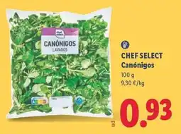 Lidl Chef select - canónigos oferta