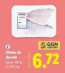 Lidl Dorada - filetes de dorada oferta