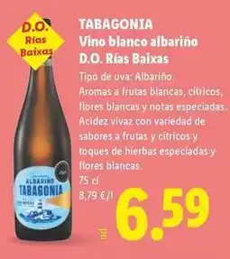 Lidl Vino blanco albarino d.o. rías baixas oferta