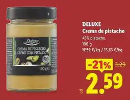 Lidl Deluxe - crema de pistacho oferta