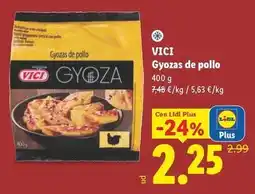 Lidl Vici - gyozas de pollo oferta