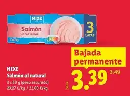 Lidl Nixe - salmon al natural oferta