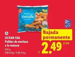 Lidl Ocean sea - palitos de merluza a la romana oferta