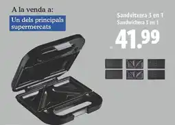 Lidl 3 en 1 - sandwichera 3 en 1 oferta