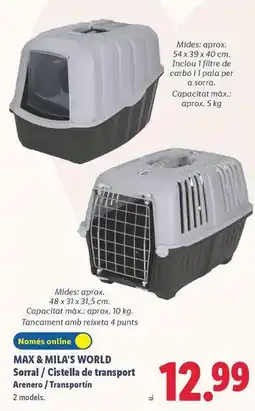 Lidl Max & milas world oferta