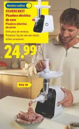 Lidl Silvercrest - picadora eléctrica de carn oferta