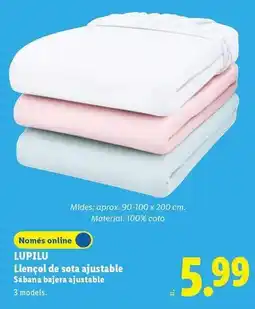 Lidl Lupilu - llencel de sota ajustable sabana bajera sjustable oferta