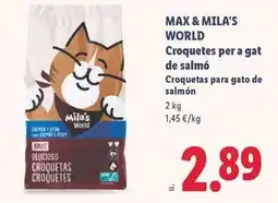 Lidl Croquetas para gato de salmon oferta