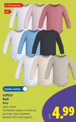Lidl Lupilu - bodi oferta