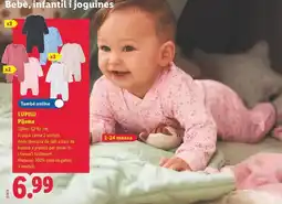 Lidl Lupilu - pijama oferta