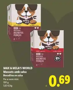 Lidl Mossets amb salsa oferta