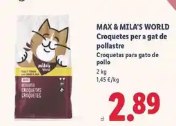 Lidl Croquetas per a gat de pollastre oferta