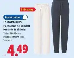 Lidl Esmara - esmara kids pantalons de xondall oferta
