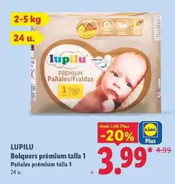 Lidl Lupilu - bolquers premium talla 1 oferta