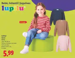 Lidl Lupilu - jersey oferta