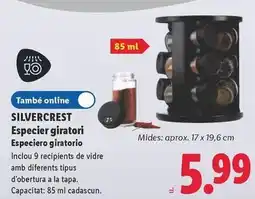 Lidl Silvercrest - especieria giratori oferta